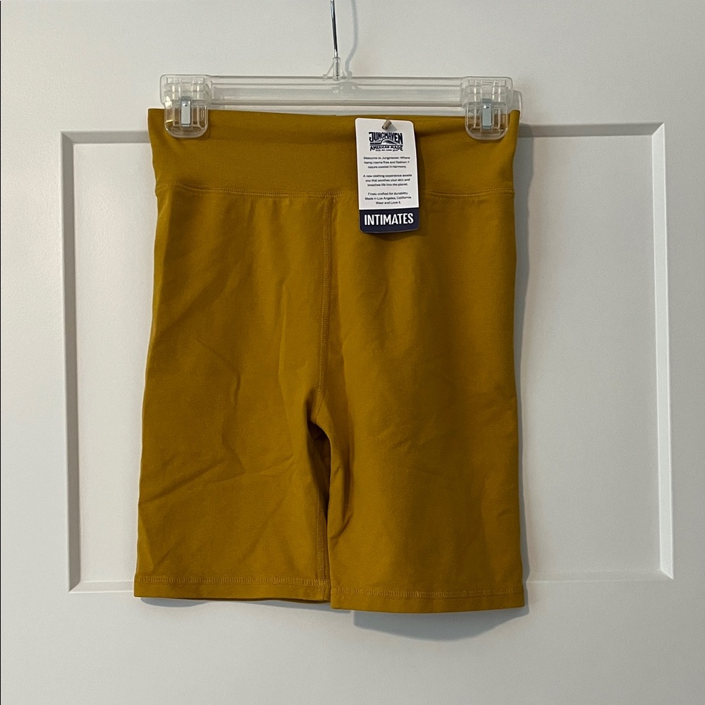 Jungmaven Mustard Bike Shorts